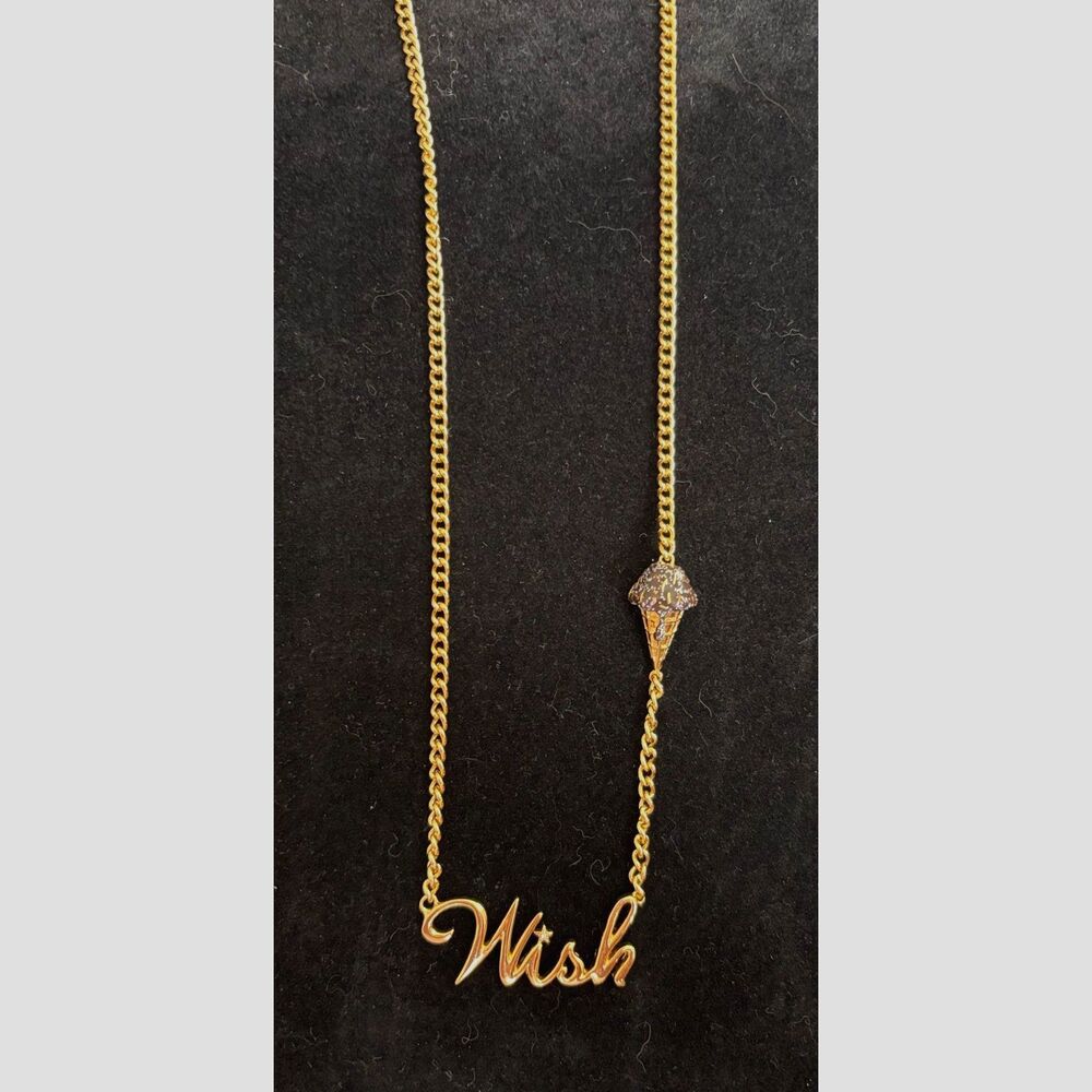 Ultra Rare Kidada Jones for Disney Couture "Wish"Ice Cream Charm Necklace